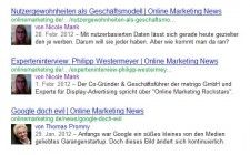 Autorenbilder jetzt auch in den deutschen SERPS