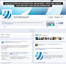 Die neuen Facebook Pages jetzt mit Timeline