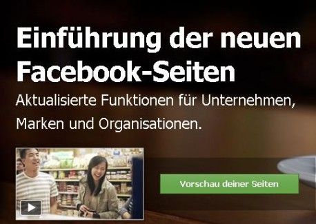 Facebook führt die Timeline ende März auch für Seiten ein