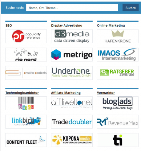 Neu: Anbieter und Jobs bei OnlineMarketing.de