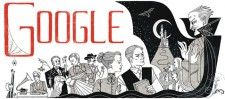 Google Doodle mit Tippfehler: Bram Stocker