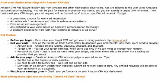 Amazon CPM Ads