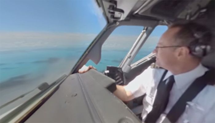 Das 360 Grad Video von Qantas zeigt unter anderem die Landung auf Hamilton Island im Great Barrier Reef, Australien  © YouTube / Qantas