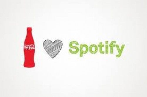 Spotify-Musikdienst für Coca Cola