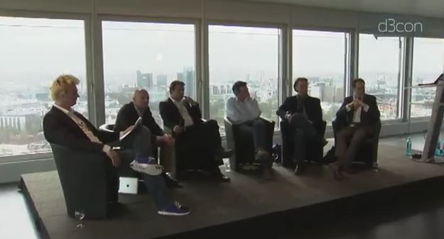 Unternehmer-Panel auf der d3con-Konferenz 2012
