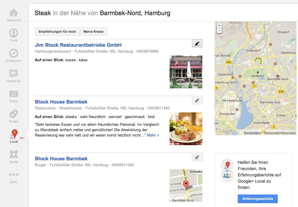 Aus Google Places wird Google Local