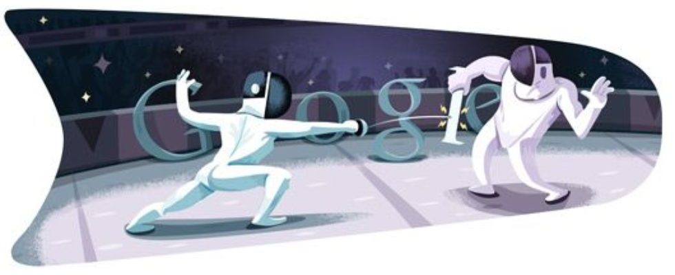 Google Doodle von heute: Fechten