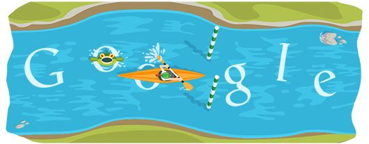 Google Doodle von heute: Kanuslalom