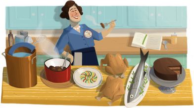 Google Doodle von heute: Julia Child