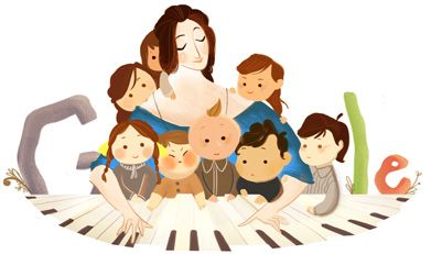 Google Doodle von heute: Clara Schumann