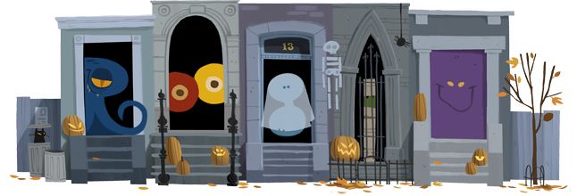 Google Doodle von heute: Happy Halloween!