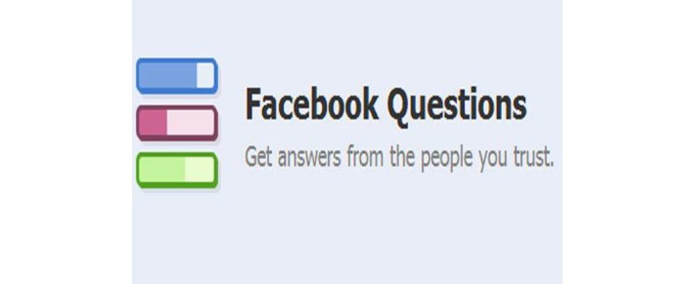 Facebook schließt das „Question“-Feature