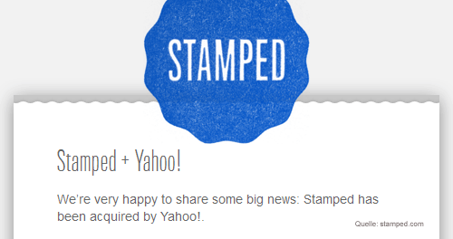 Yahoo schluckt Social Start-Up Stamped