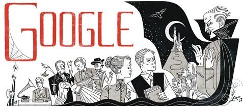 Google Doodle mit Tippfehler: Bram Stocker