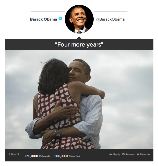 Barack Obama kommentiert seine Wiederwahl