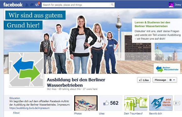 Social Media anhand der Berliner Wasserbetriebe