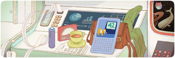 Google Doodle von heute: Douglas Adams