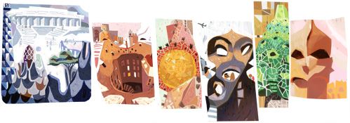 Google Doodle ehrt Architekten Antoni Gaudí