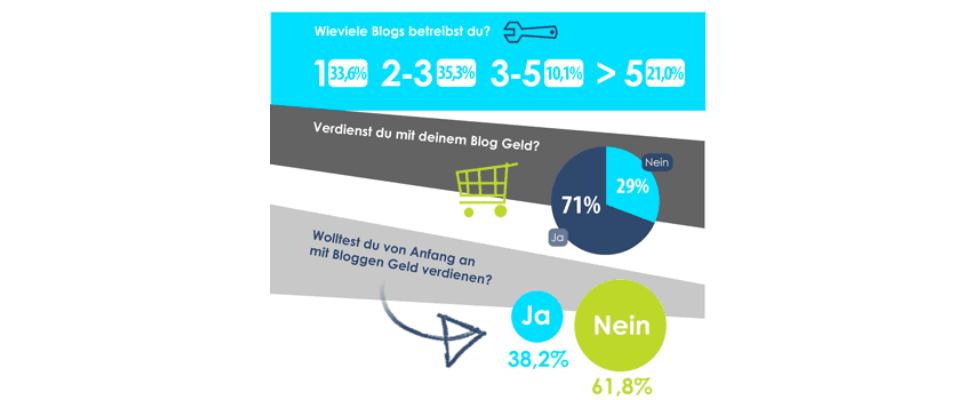 Deutsche Blogger unter der Lupe: 71% verdienen Geld