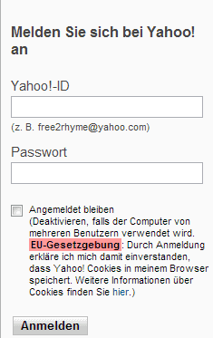 Yahoo Account erstellen?