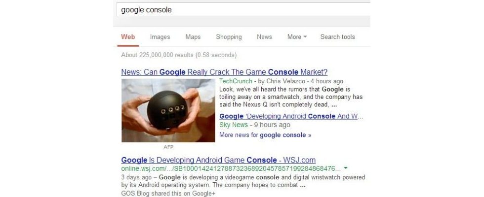 Google testet eingebettete Bilder in den Suchergebnissen