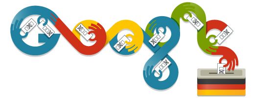 Google Doodle von heute: Bundestagswahl 2013