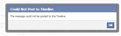 facebook fehler