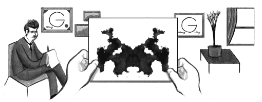 Google Doodle von heute: Hermann Rorschach