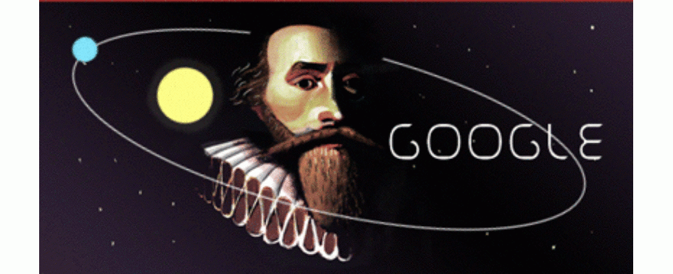Google Doodle von heute: Johannes Kepler