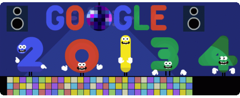 Google Doodle von heute: Silvester 2013