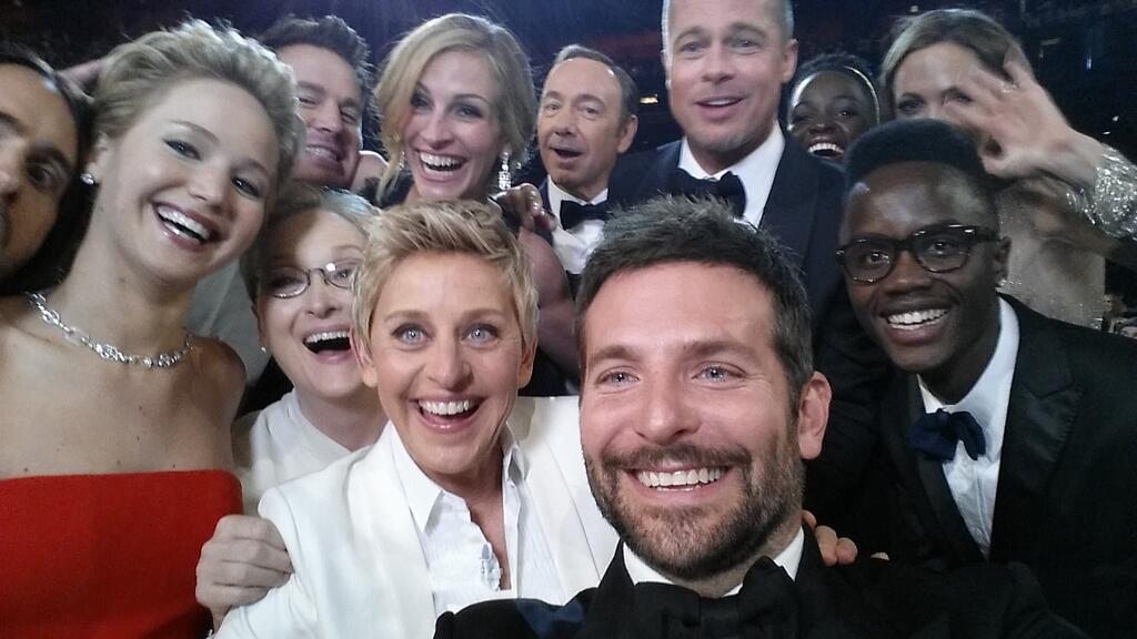 Oscars 2014: Promi-Selfie legt Twitter lahm