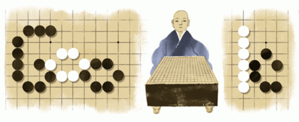 Google Doodle von heute: Honinbo Shusaku, „Der Unbesiegbare“