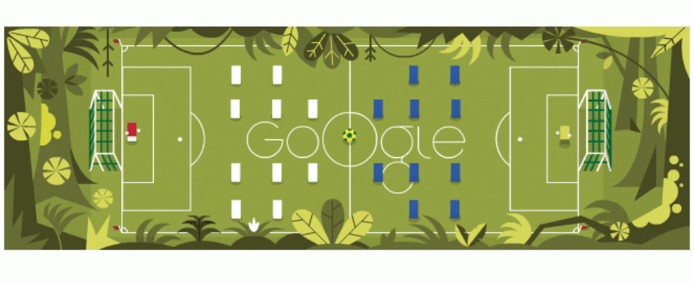 Google Doodle von heute: England gegen Italien