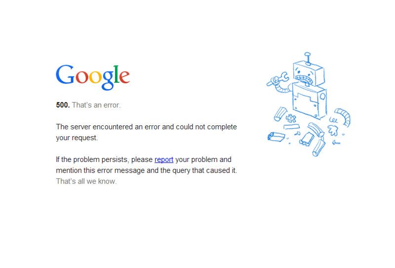 Google-Produkte und -Dienste waren in über 30 Ländern minutenlang nicht verfügbar