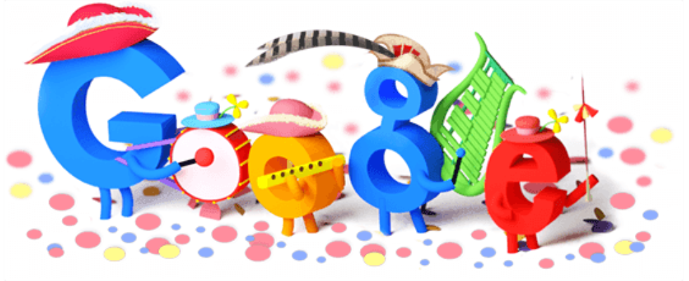 Google Doodle von heute: Rosenmontag