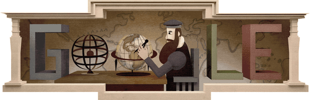 Google Doodle von heute: Gerhard Mercator