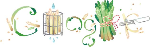 Google Doodle von heute: Spargelsaison