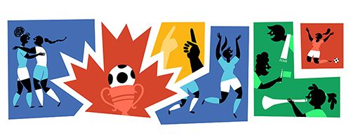 Google Doodle von heute: Frauen Fußball-Weltmeisterschaft Finale 2015