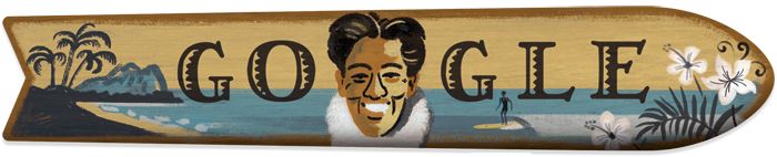 Google Doodle von heute: Duke Kahanamoku