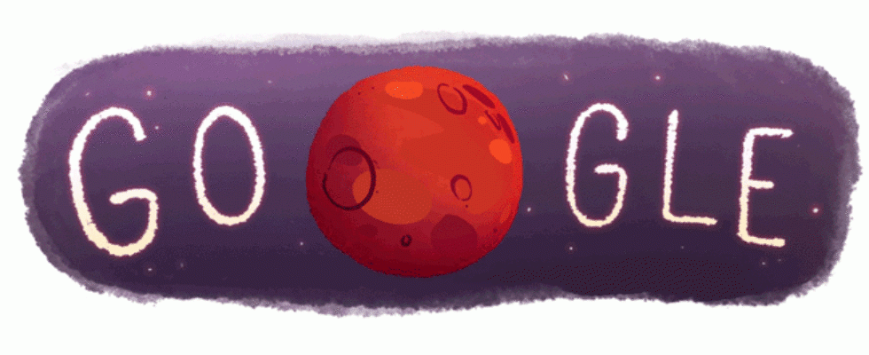 Google Doodle von heute: Mars