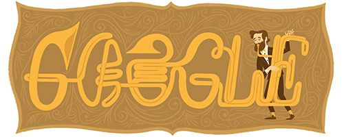Google Doodle von heute: 201. Geburtstag von Adolphe Sax