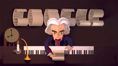 Google Doodle von heute: Ludwig van Beethoven