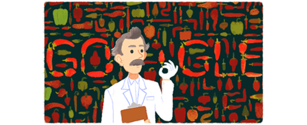 Google Doodle von heute: Wilbur Scoville
