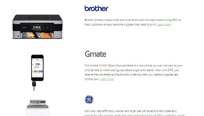 Nie wieder ohne Tinte im Drucker: Erste Amazon Dash Replenishment Produktreihe verfügbar