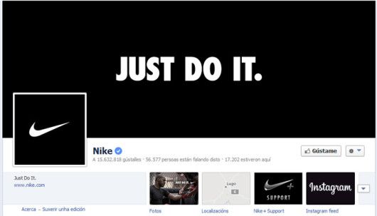 Nike Facebook-Fanpage