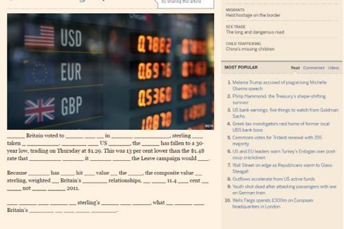 Financial Times Adblocking
