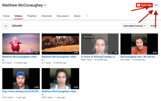 Matthew-McConaughey-youtube-channel