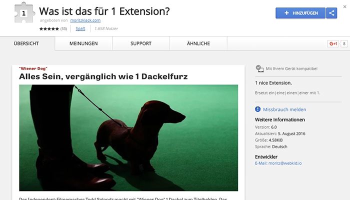 Was ist das für 1 Extension?