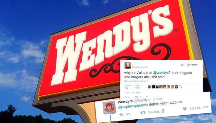 Starker Auftritt: Fast-Food-Kette Wendy’s trollt User auf Twitter