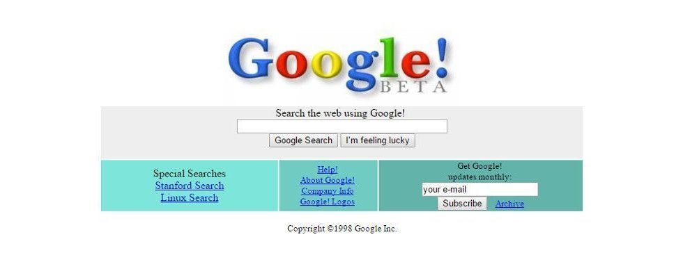 20 Jahre SERP-Geschichte: Die Google-Evolution auf einen Blick